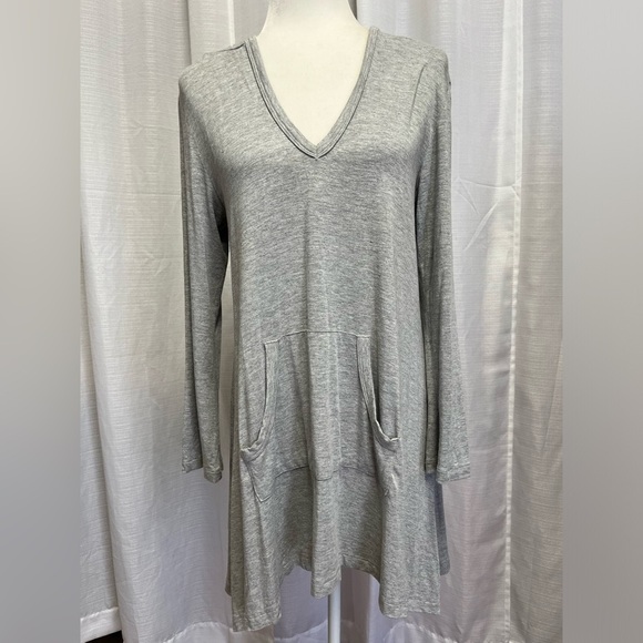 Soft Surroundings Jersey Knit Tunic Dress with Pockets | size Medium - Picture 1 of 5